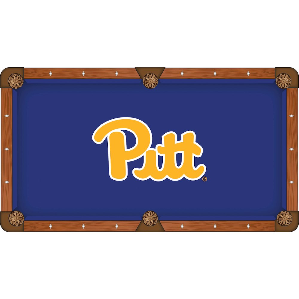 University of Pittsburgh 8' Pool Table with a Chardonnay Finish. Picture 2