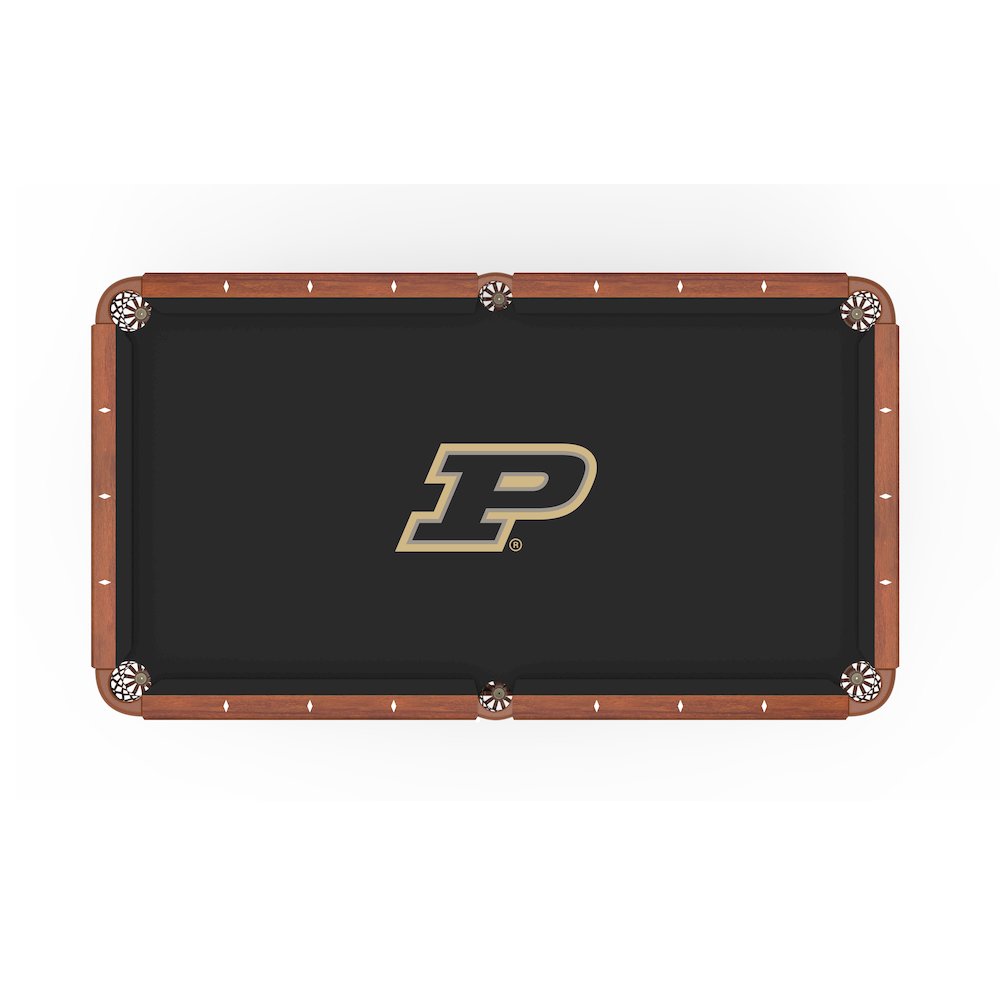 Purdue University 8' Pool Table with a Chardonnay Finish. Picture 2