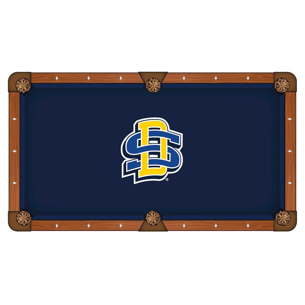South Dakota State University 8' Pool Table with a Chardonnay Finish. Picture 2