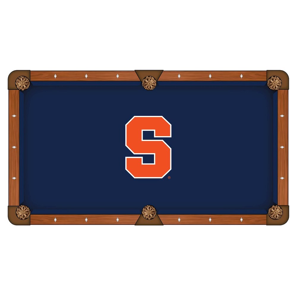 Syracuse University 8' Pool Table with a Chardonnay Finish. Picture 2