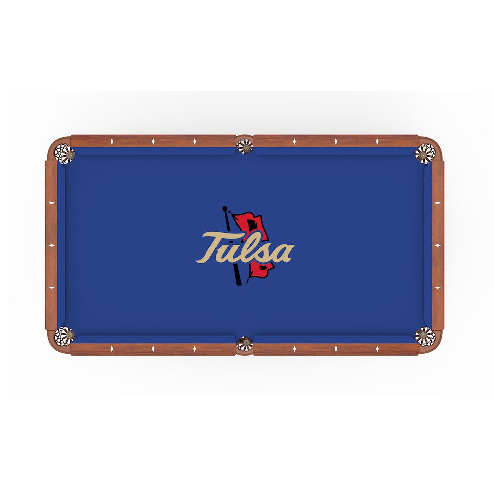 University of Tulsa 8' Pool Table with a Chardonnay Finish. Picture 2