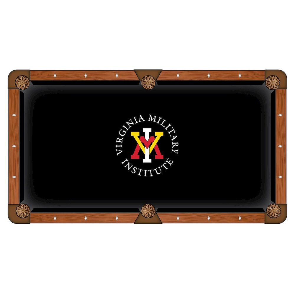Virginia Military Institute 8' Pool Table with a Chardonnay Finish. Picture 2