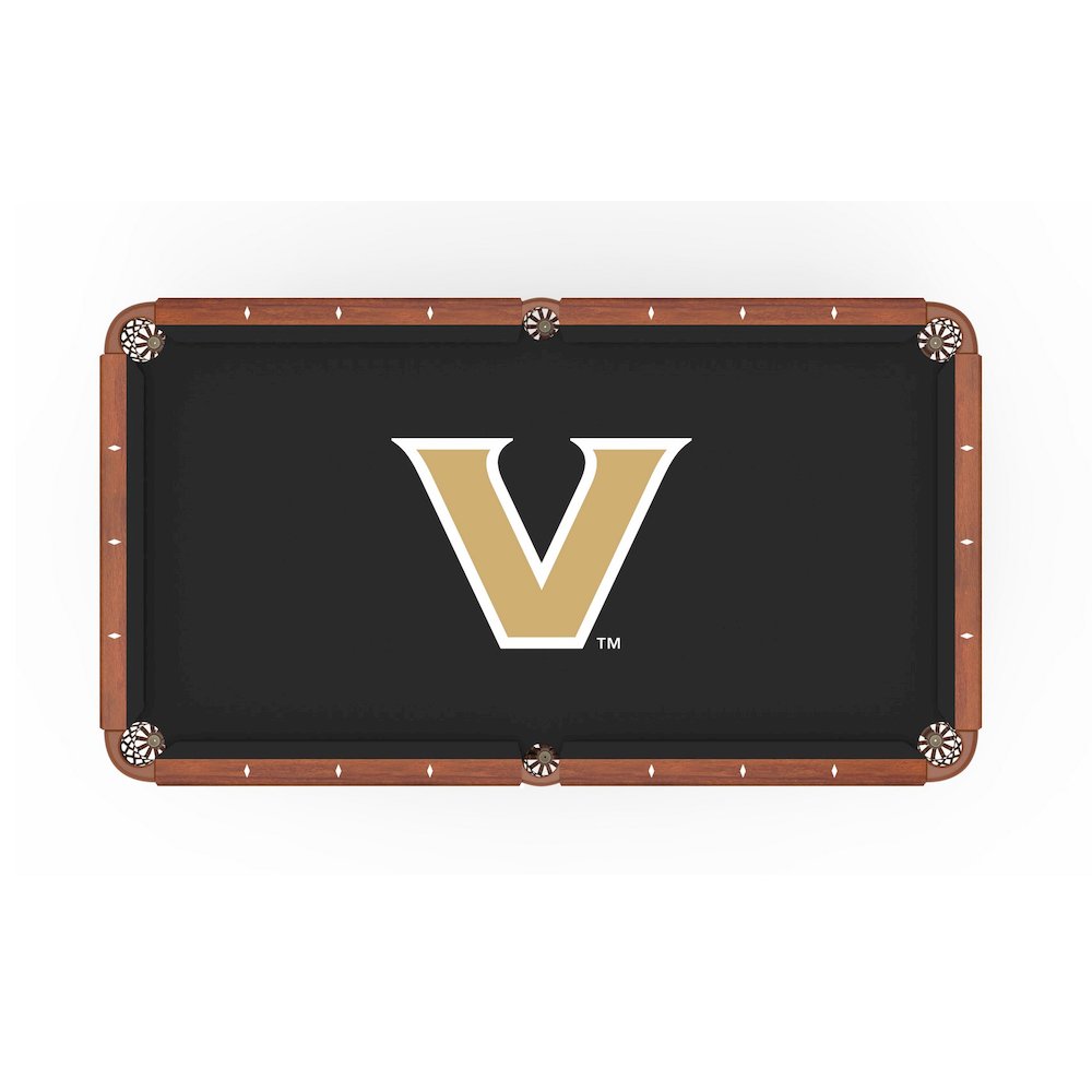 Vanderbilt University 8' Pool Table with a Chardonnay Finish. Picture 2
