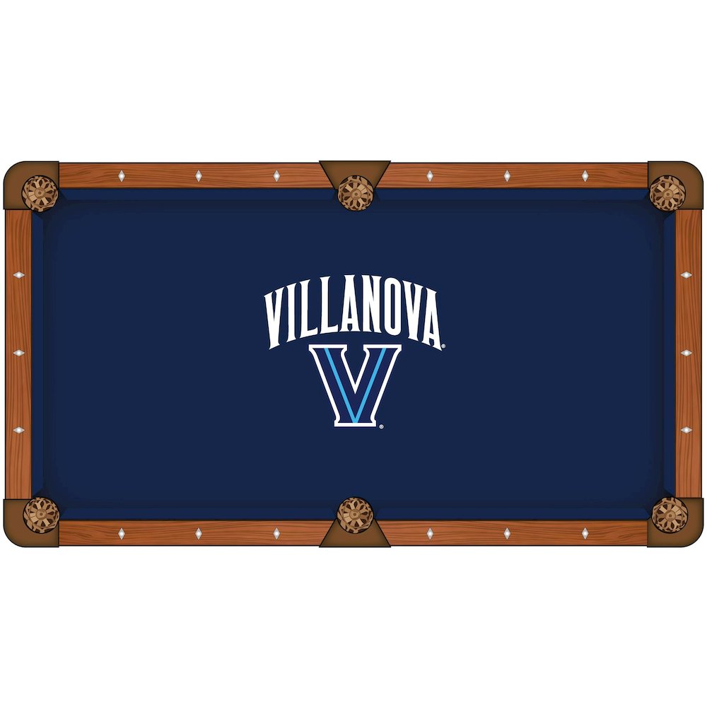 Villanova University 8' Pool Table with a Chardonnay Finish. Picture 2