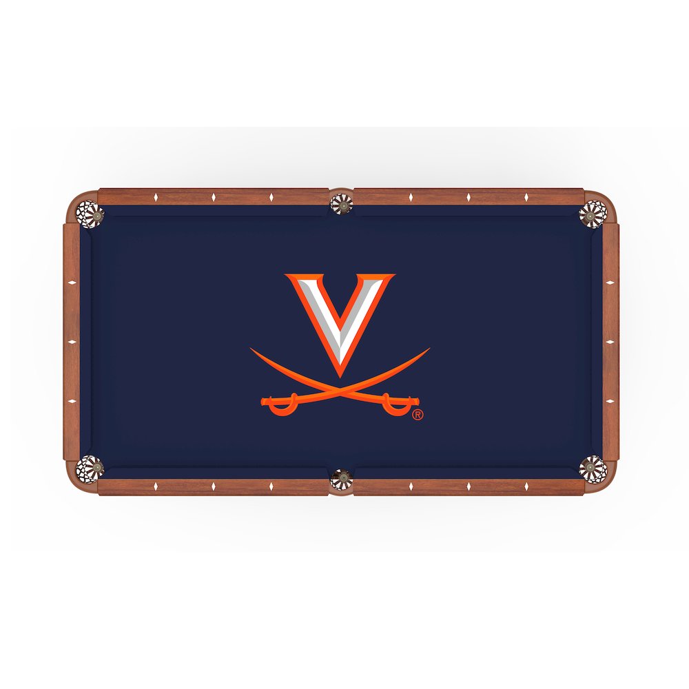 University of Virginia 8' Pool Table with a Chardonnay Finish. Picture 2