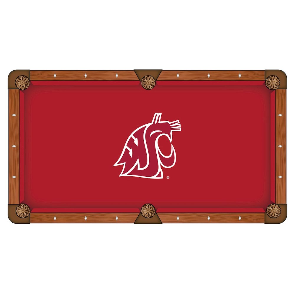 Washington State University 8' Pool Table with a Chardonnay Finish. Picture 2