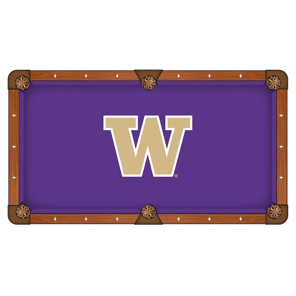University of Washington 8' Pool Table with a Chardonnay Finish. Picture 2