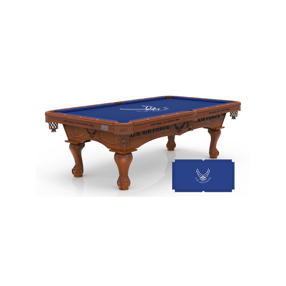 United States Air Force 8' Pool Table with a Chardonnay Finish. Picture 1