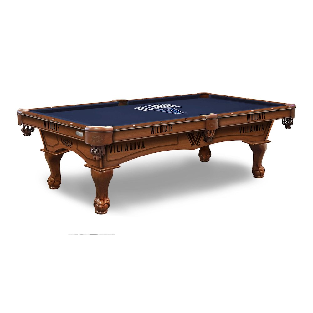 Villanova University 8' Pool Table with a Chardonnay Finish. Picture 1