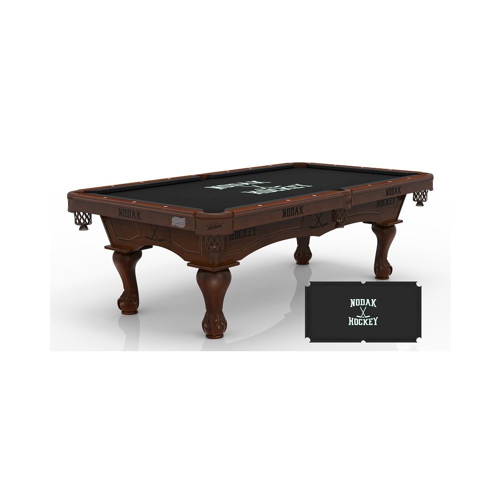 University of North Dakota (Hockey) 8' Pool Table with a Navajo Finish. Picture 1