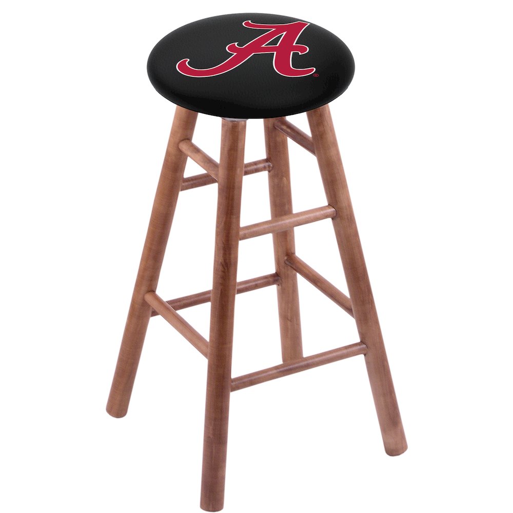 Maple Counter Stool in Medium Finish with Alabama Seat. Picture 1
