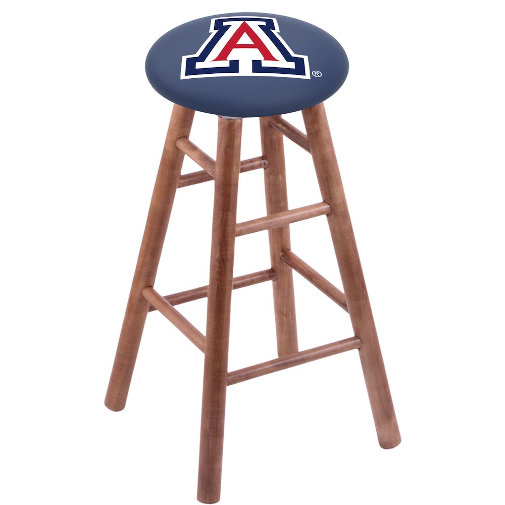 Maple Bar Stool in Medium Finish with Arizona Seat. Picture 1