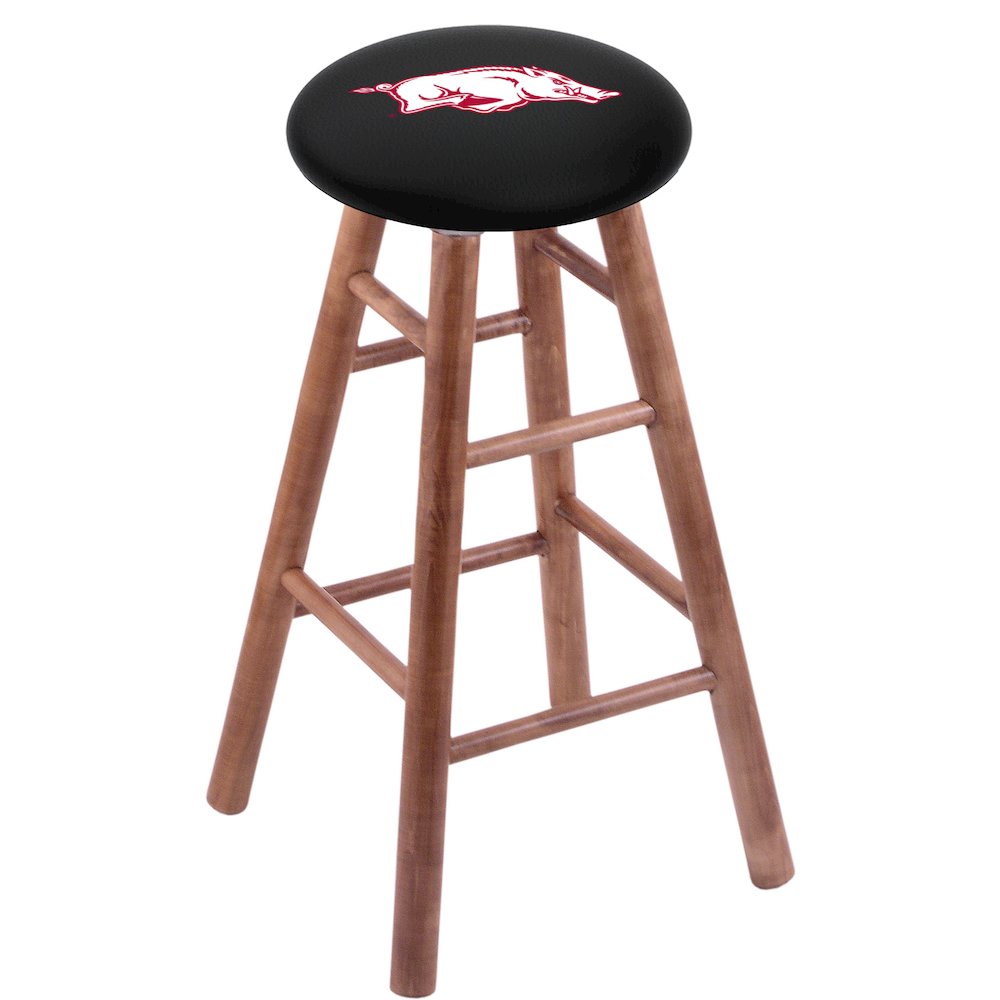 Maple Counter Stool in Medium Finish with Arkansas Seat. Picture 1