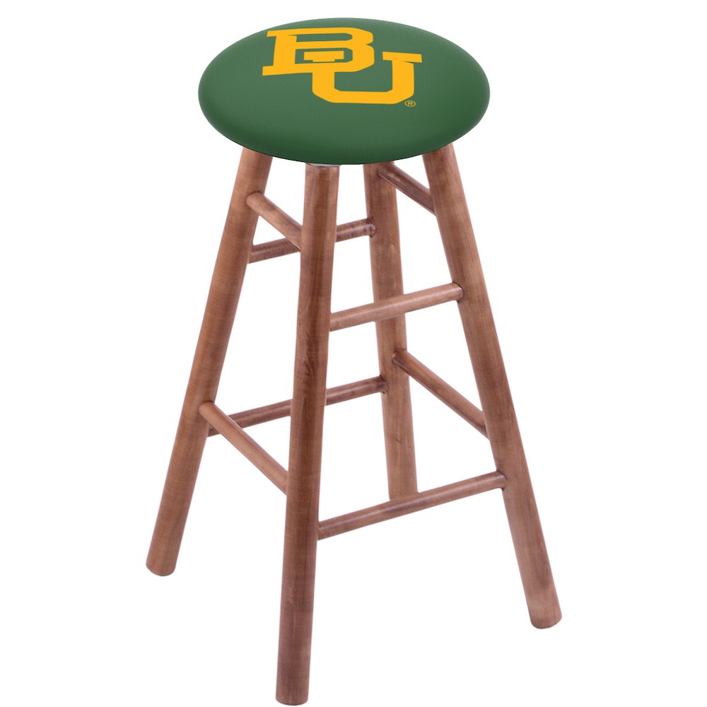 Maple Counter Stool in Medium Finish with Baylor Seat. Picture 1