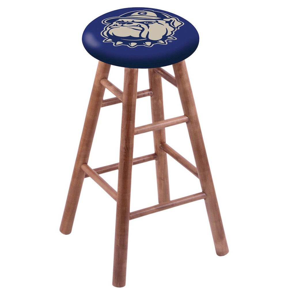 Maple Counter Stool in Medium Finish with Georgetown Seat. Picture 1