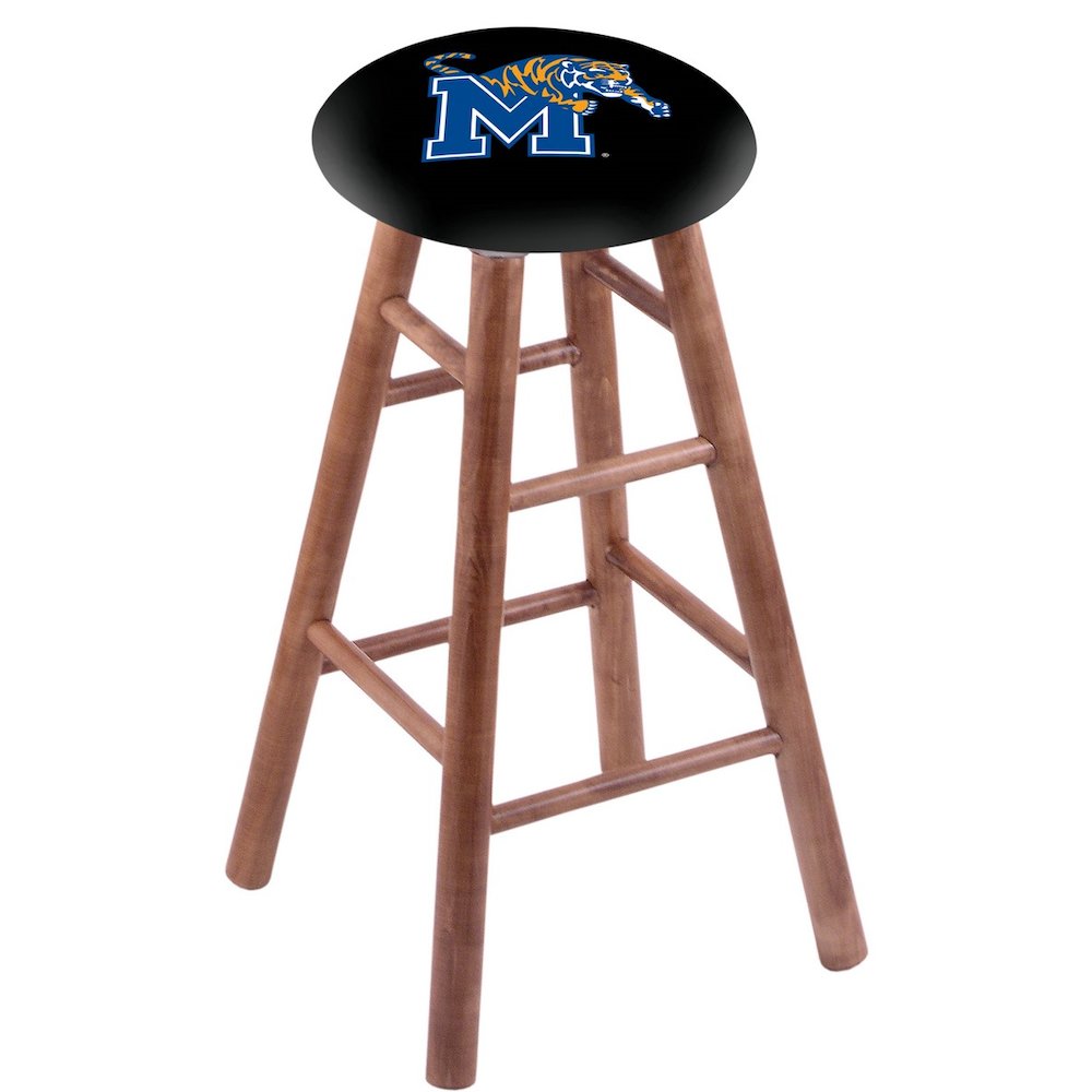 Maple Counter Stool in Medium Finish with Memphis Seat. Picture 1
