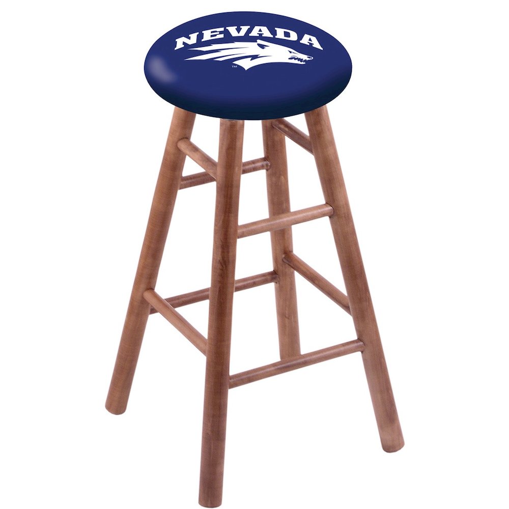 Maple Counter Stool in Medium Finish with Nevada Seat. Picture 1