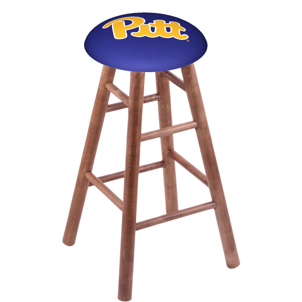 Maple Counter Stool in Medium Finish with Pitt Seat. Picture 1