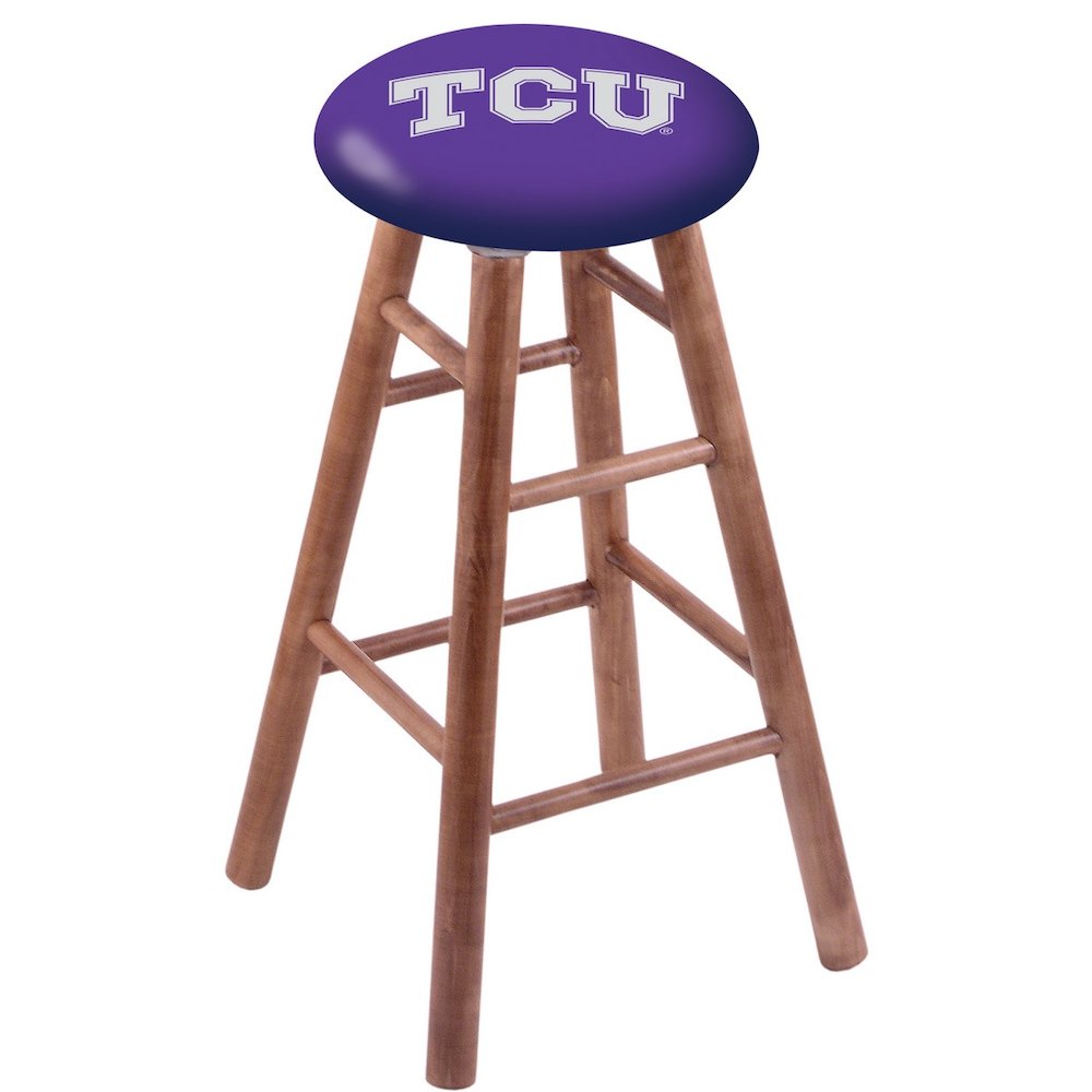 Maple Counter Stool in Medium Finish with TCU Seat. Picture 1