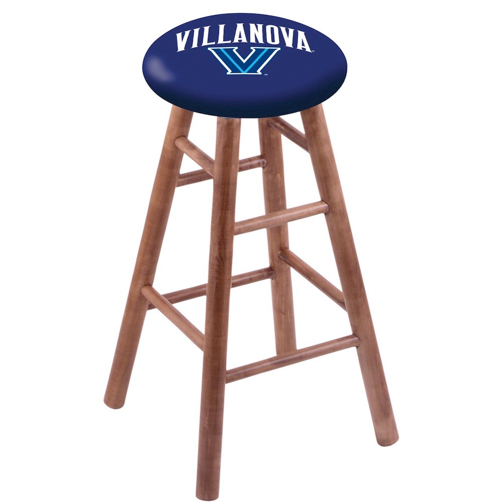 Maple Counter Stool in Medium Finish with Villanova Seat. Picture 1