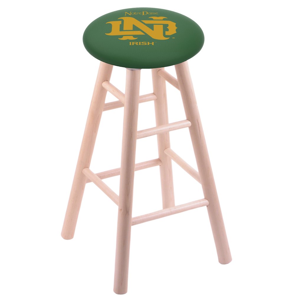 24" Swivel  Maple Counter Stool in Natural Finish. Picture 1