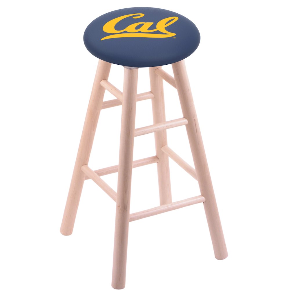 Maple Counter Stool in Natural Finish with Cal Seat. Picture 1
