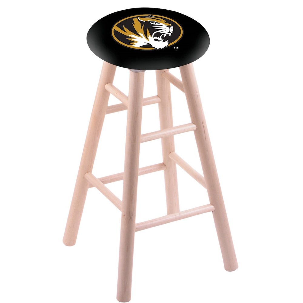 Maple Bar Stool in Natural Finish with Missouri Seat. Picture 1