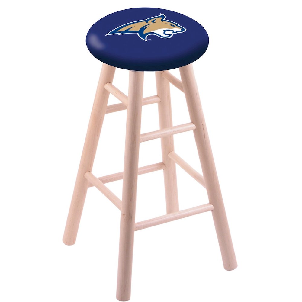 Maple Counter Stool in Natural Finish with Montana State Seat. Picture 1