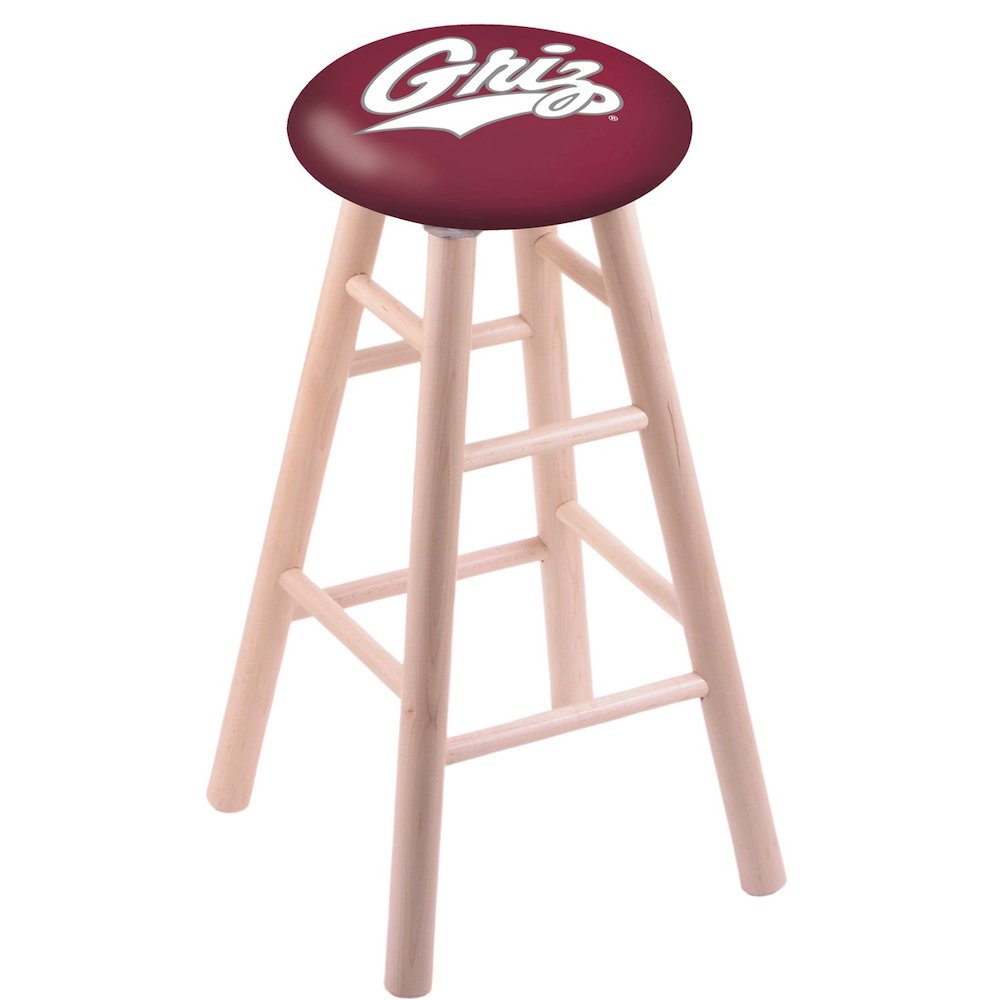 Maple Counter Stool in Natural Finish with Montana Seat. Picture 1