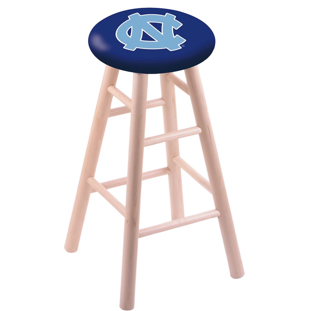 Maple Bar Stool in Natural Finish with North Carolina Seat. Picture 1