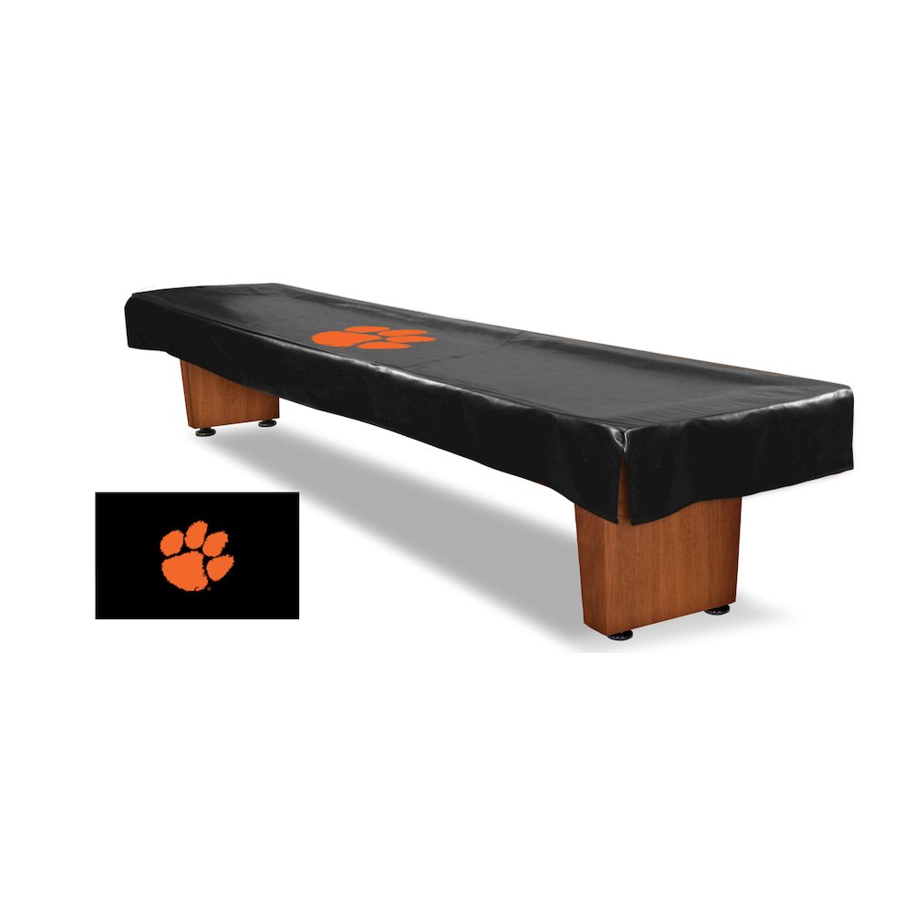 12' Clemson Shuffleboard Table Cover. Picture 1