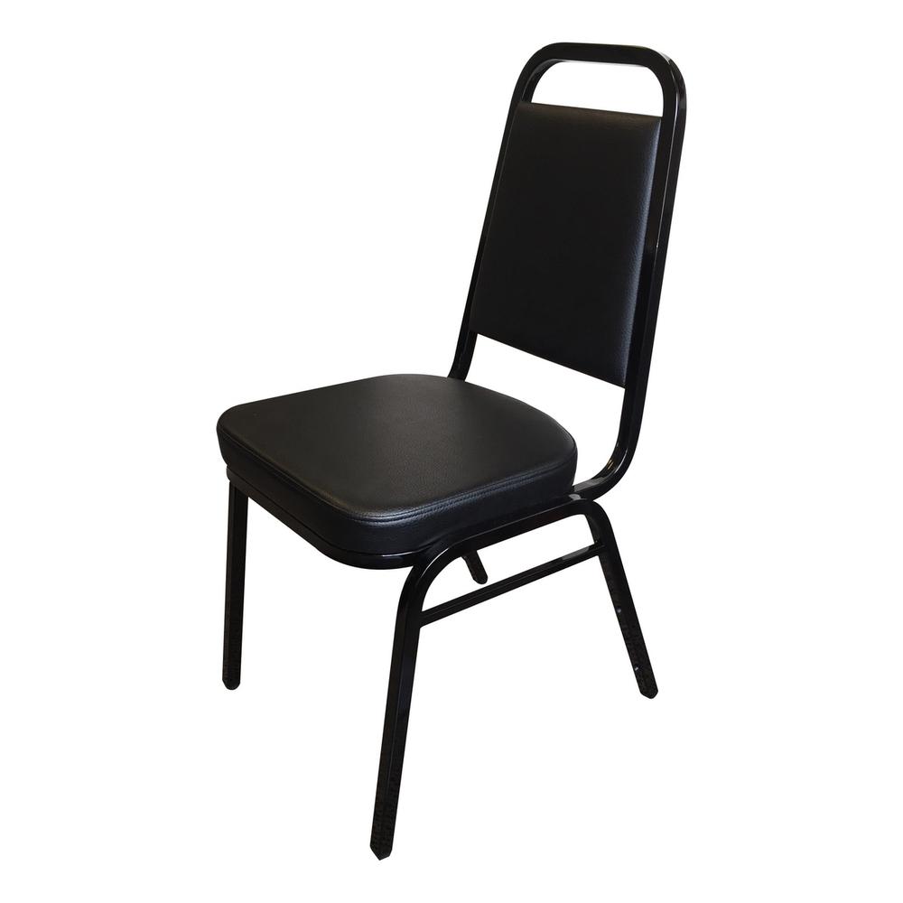18" Upholstered Stack Chair. Picture 1