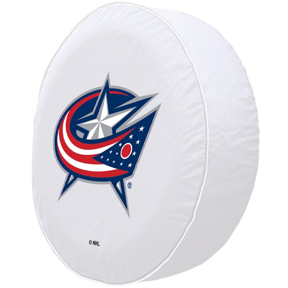 29 3/4 x 8 Columbus Blue Jackets Tire Cover. Picture 2