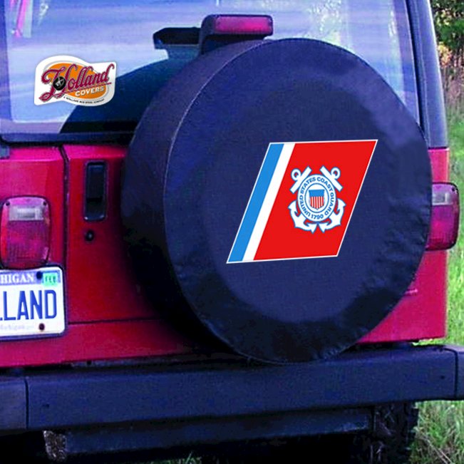 34 x 8 U.S. Coast Guard Tire Cover. Picture 2