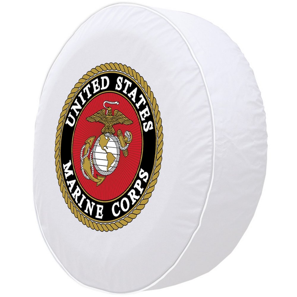 34 x 8 U.S. Marines Tire Cover. Picture 2