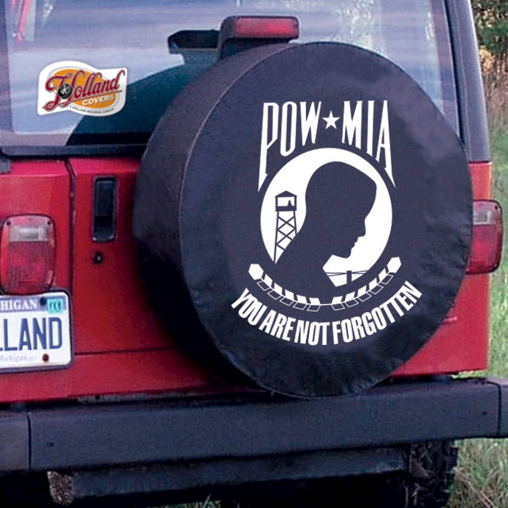 34 x 8 POW/MIA Tire Cover. Picture 2