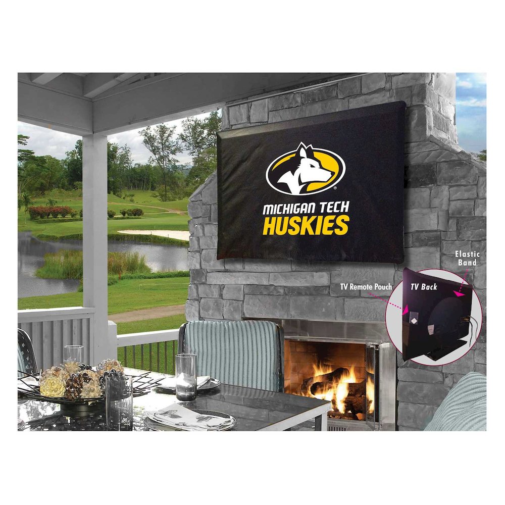 Michigan Tech TV Cover (TV sizes 30"-36") by Covers by HBS. Picture 1
