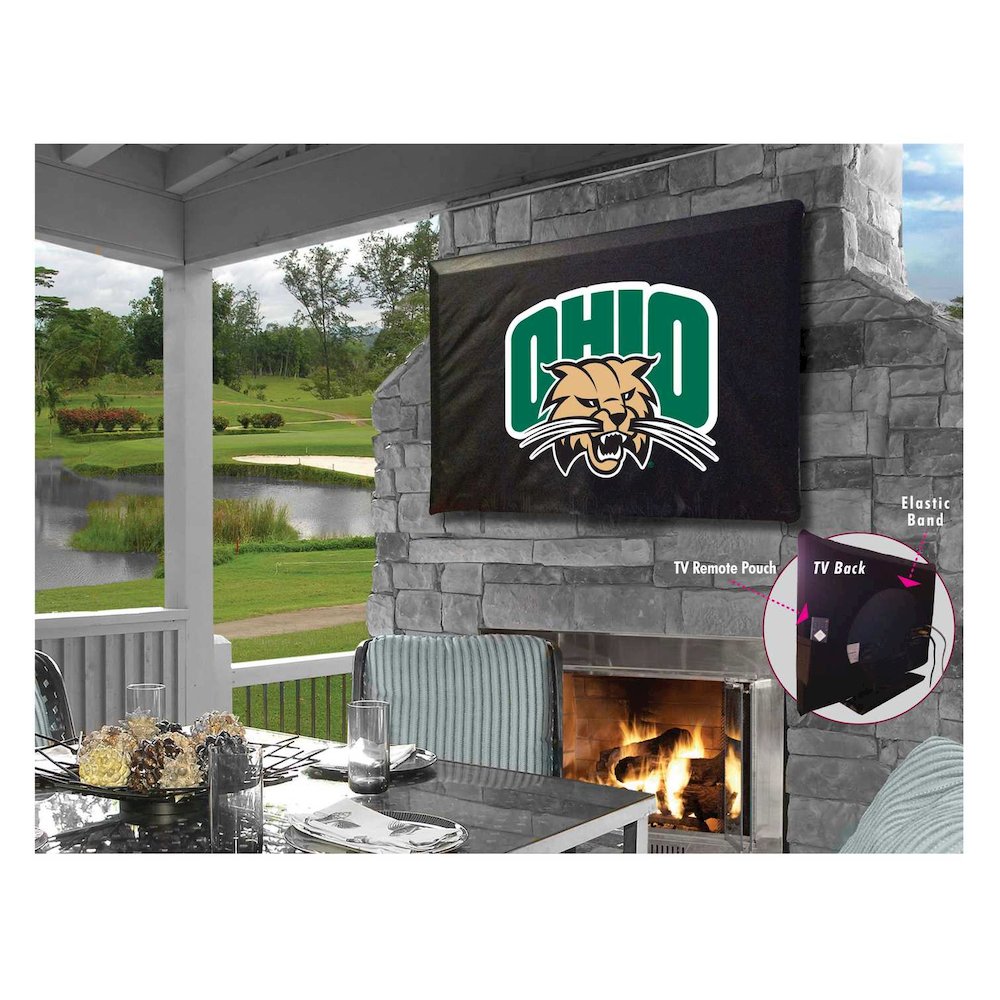 Ohio University TV Cover (TV sizes 30"-36") by Covers by HBS. Picture 1