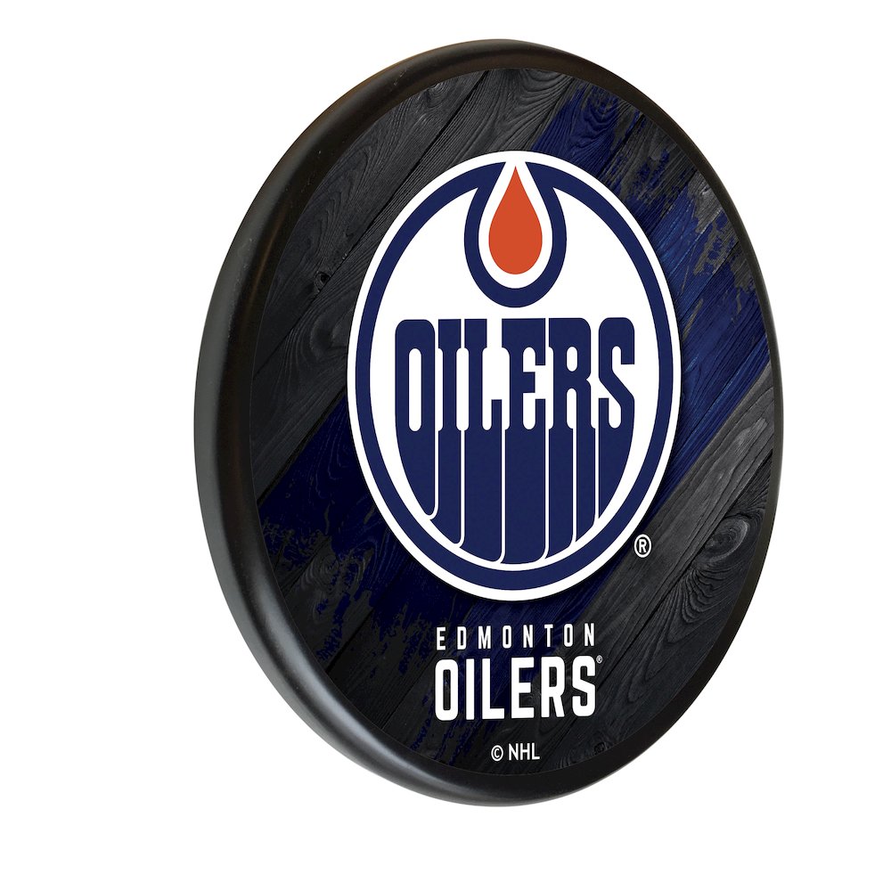 Edmonton Oilers Digitally Printed Wood Sign. Picture 1