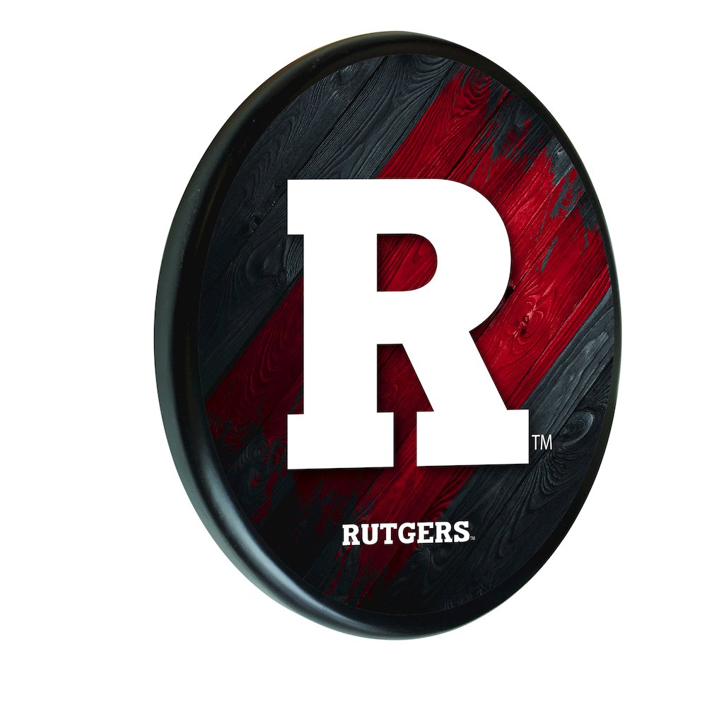 Rutgers Digitally Printed Wood Sign. Picture 1