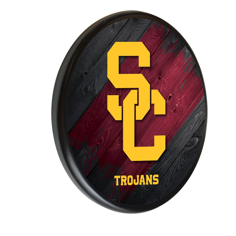 USC Trojans Digitally Printed Wood Sign. Picture 1