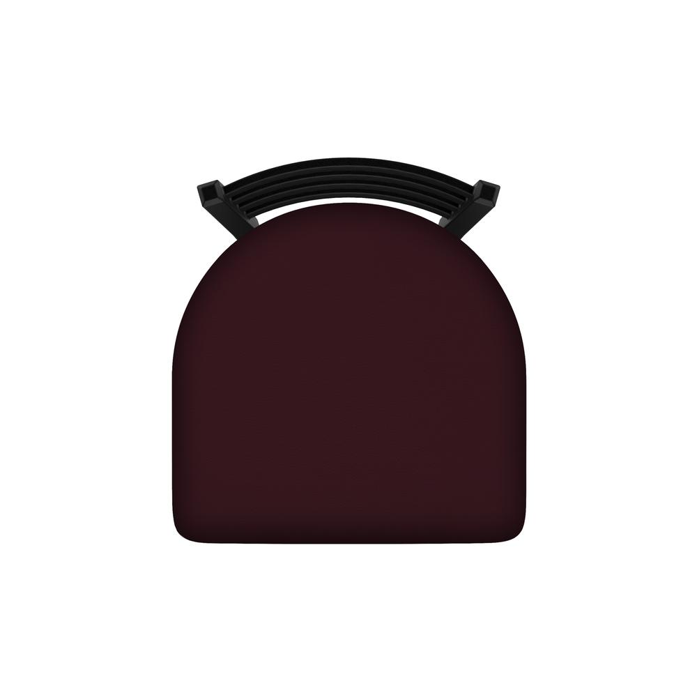 XL 410 Jackie 25" Swivel Counter Stool with Black Wrinkle Finish and Canter Bordeaux Seat. Picture 3