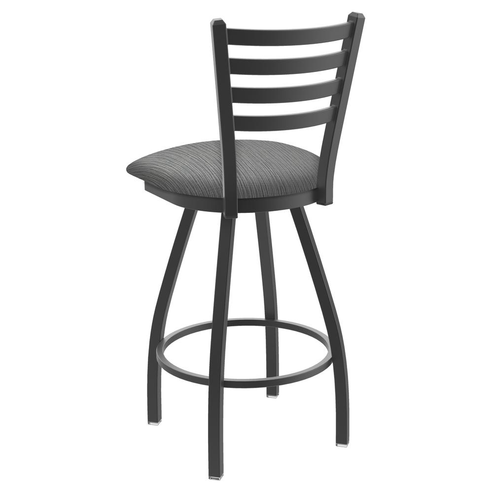 XL 410 Jackie 25" Swivel Counter Stool with Pewter Finish and Graph Alpine Seat. Picture 2