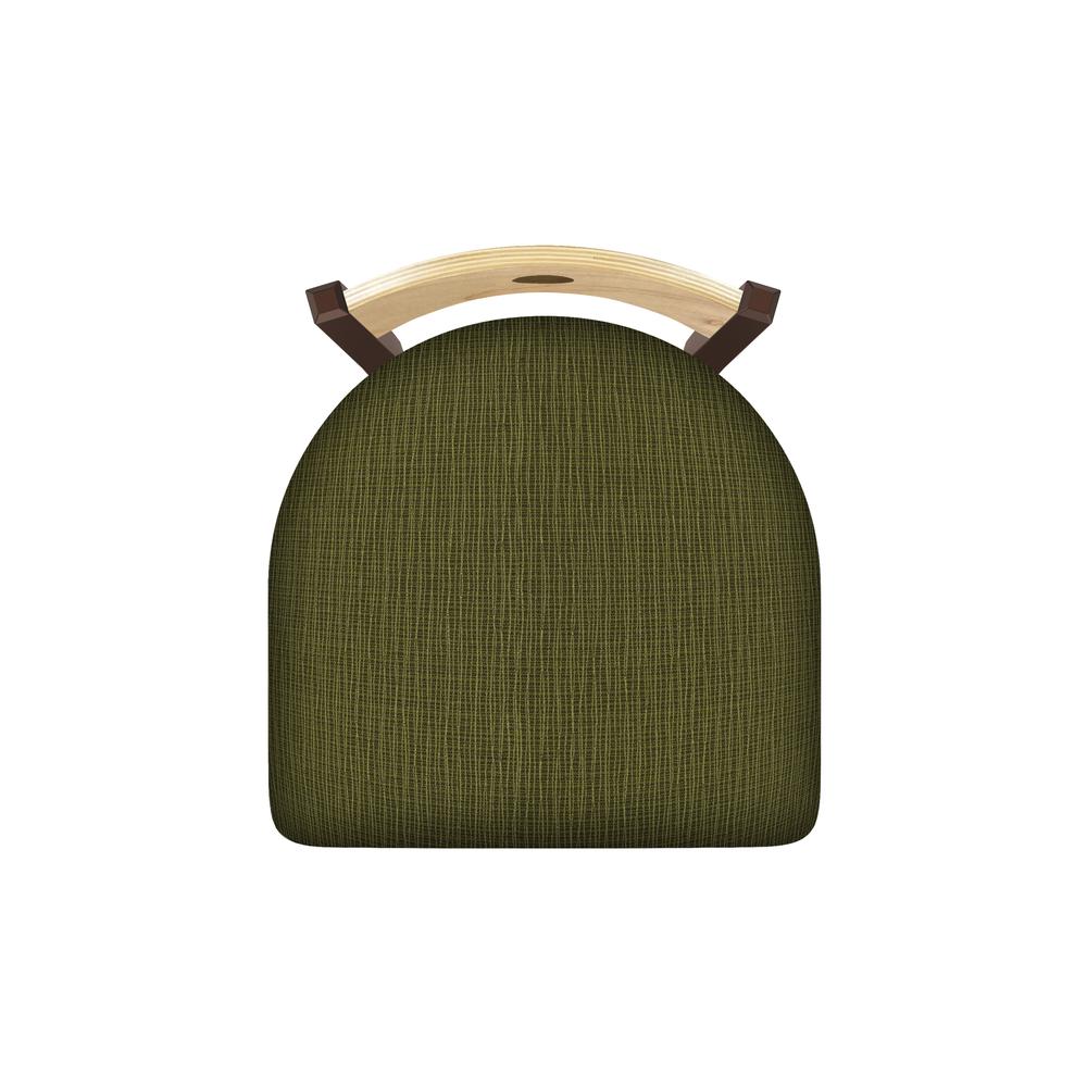 XL 830 Voltaire 25" Swivel Counter Stool with Bronze Finish, Natural Back, and Graph Parrot Seat. Picture 2