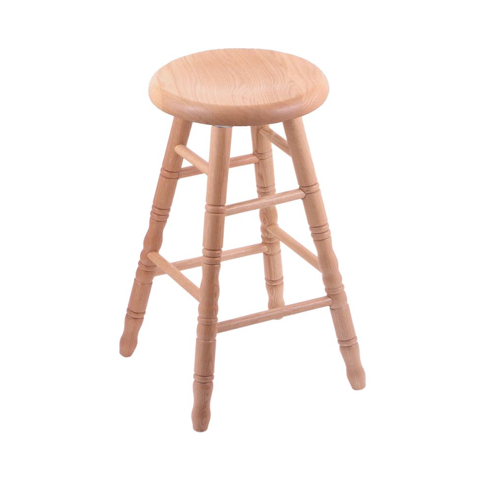 XL Oak Counter Stool in Natural Finish. Picture 1