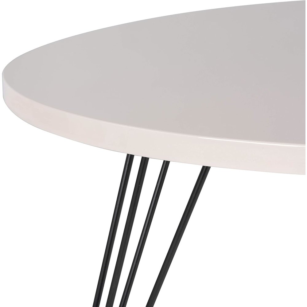Home Collection Wynton Coffee Table,Taupe/Black. Picture 4