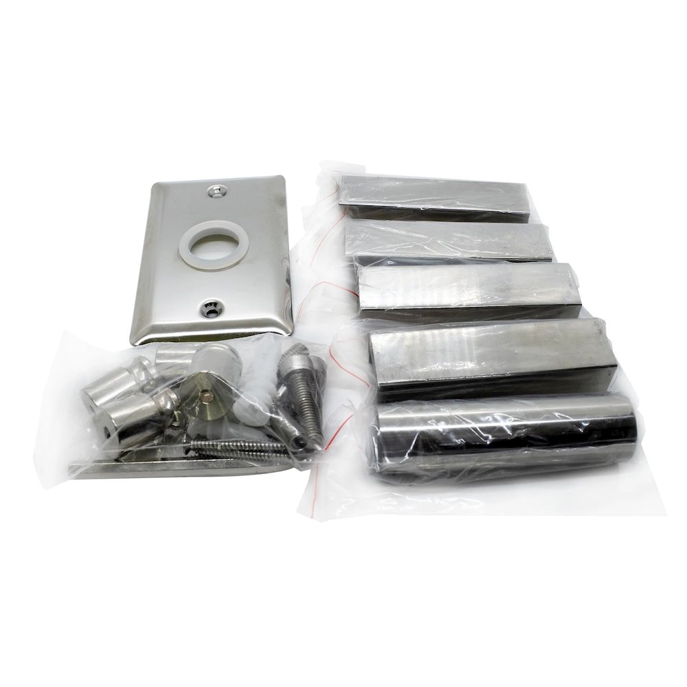 Radiant Square Bracket Pack - Polished. Picture 1