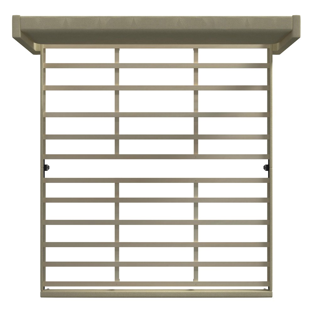 Carrington King Platform Bed Beige. Picture 4