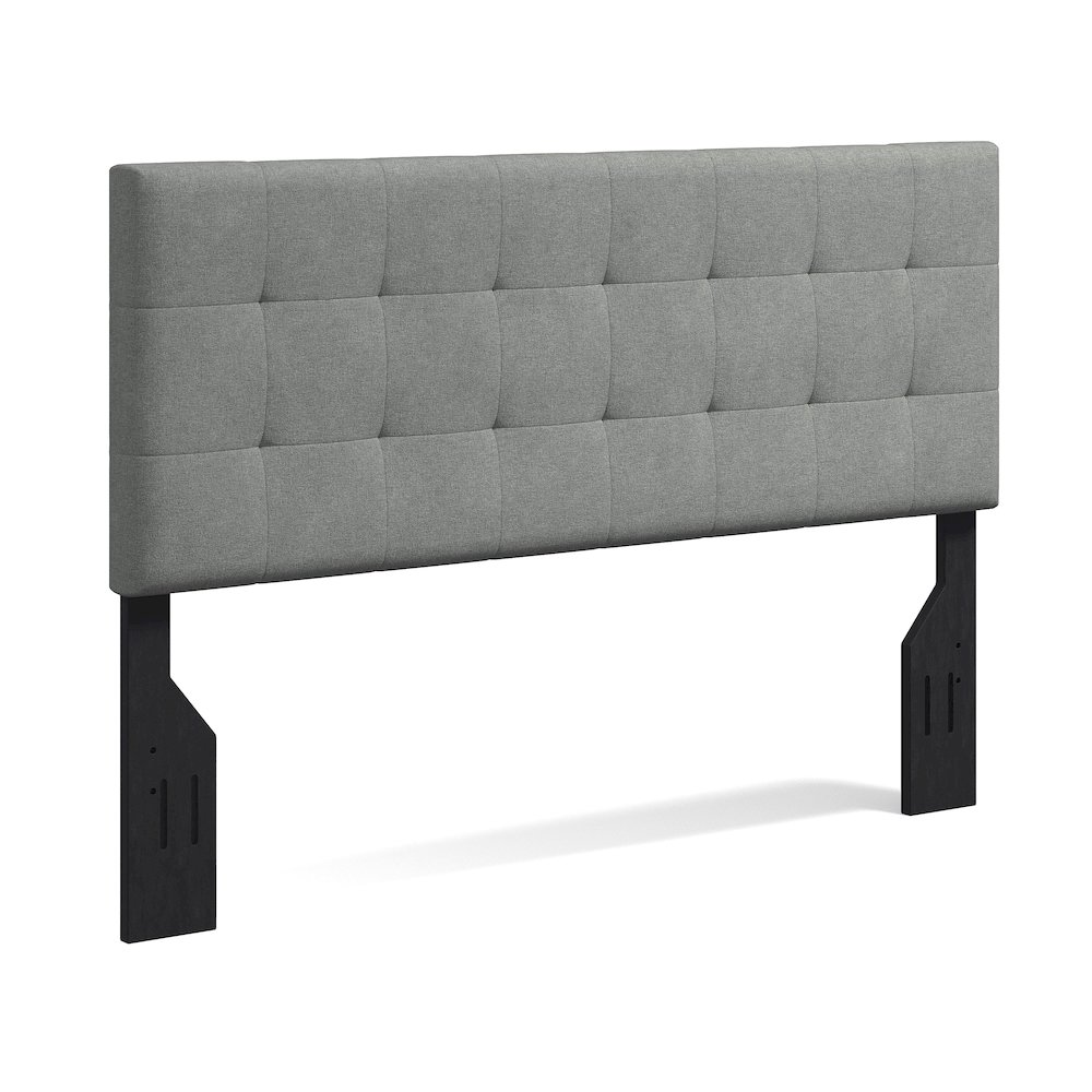 Upholstered Headboard Queen Stone. Picture 1