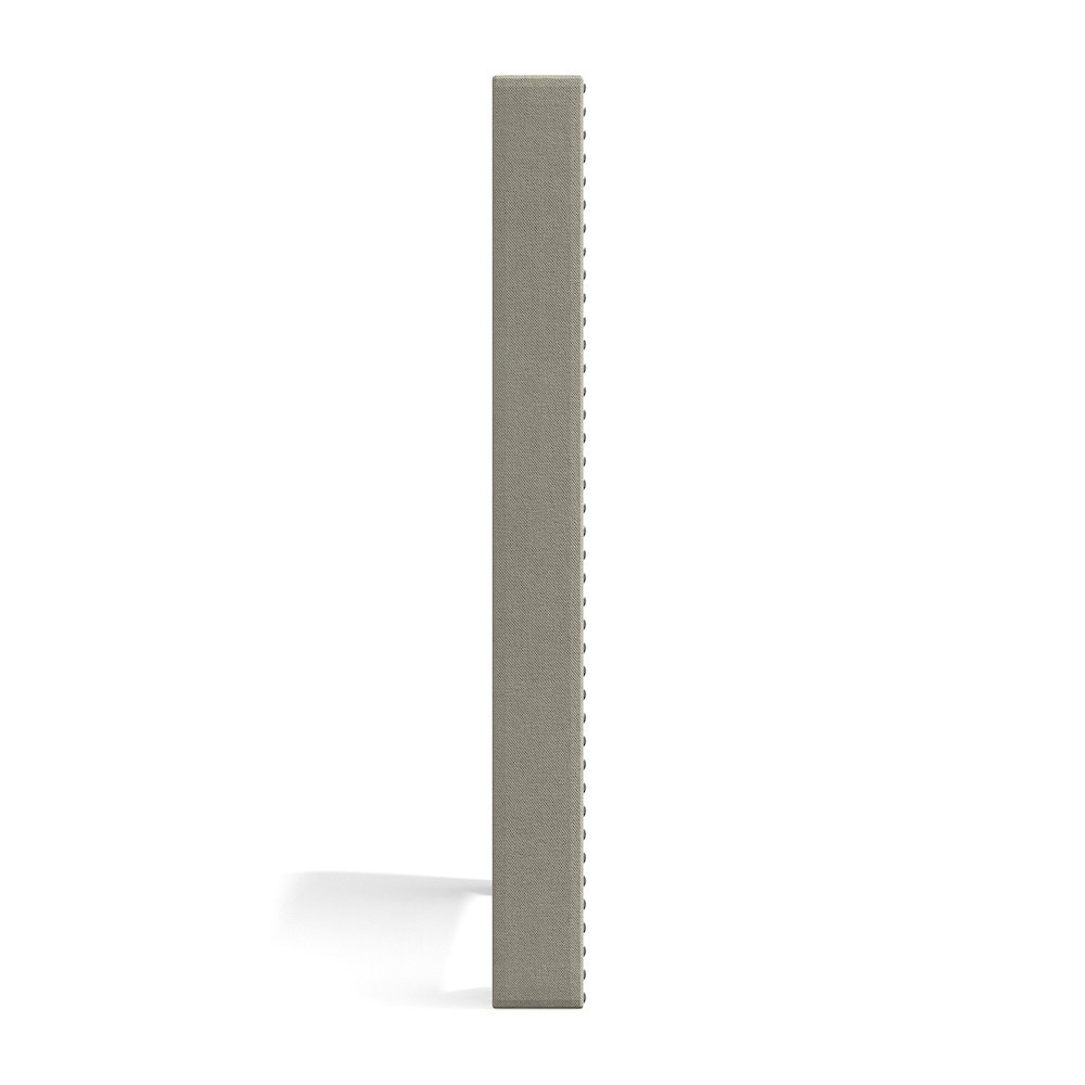 Upholstered Headboard Queen Beige. Picture 4